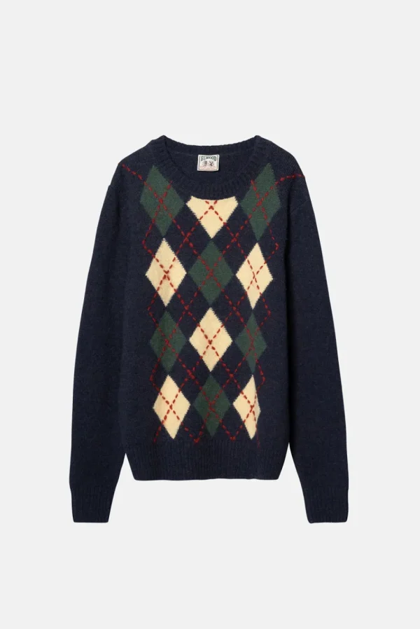 Elwood Clothing ARGYLE SWEATER- Sweaters