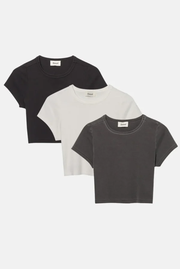 Elwood Clothing BABYDOLL CORE TEE 3 PACK- Tees