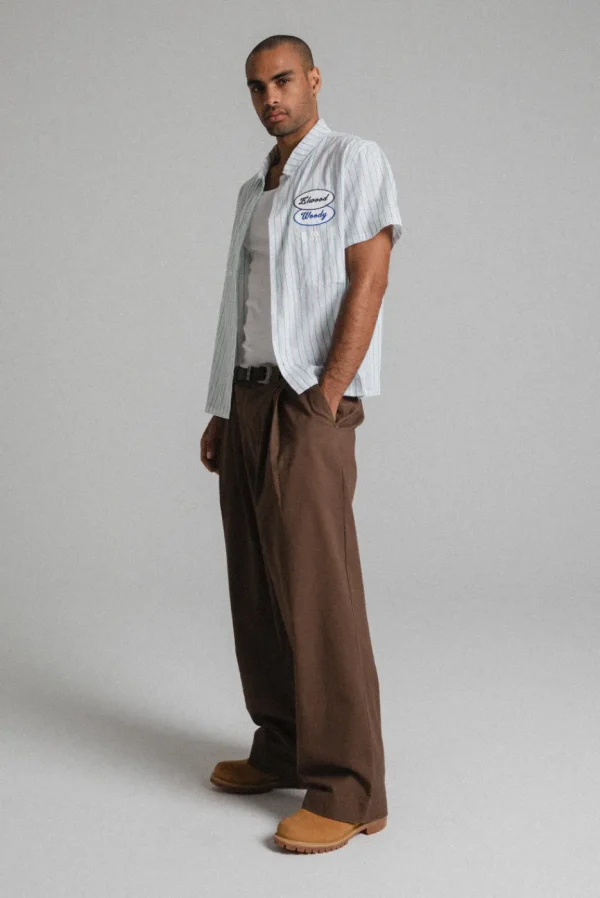 Elwood Clothing BIG PLEATS CHINO PANT- Pants