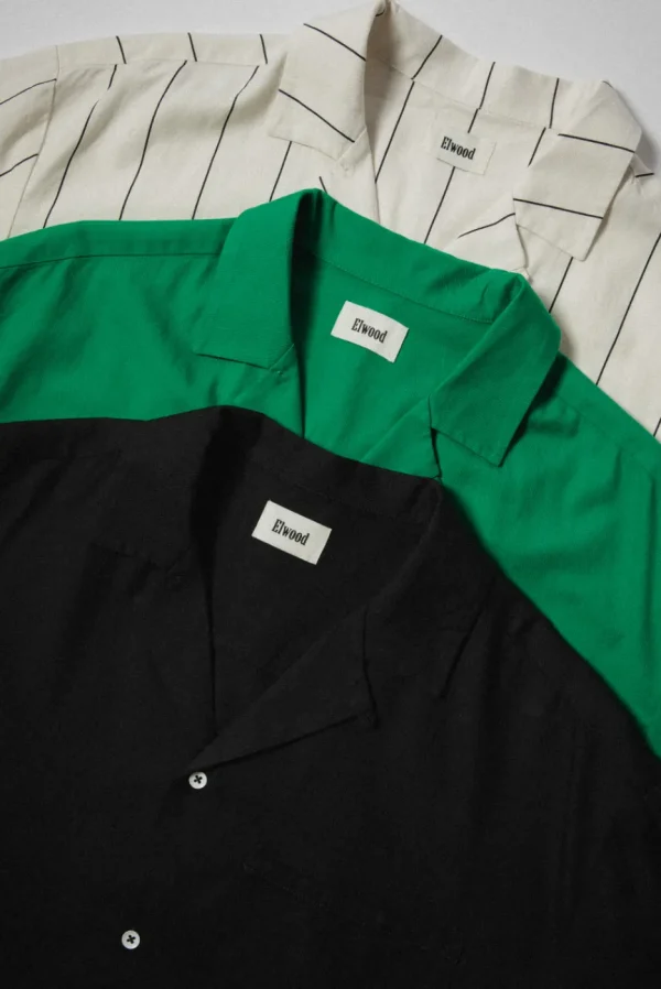 Elwood Clothing BOXY CAMP SHIRT- Shirts