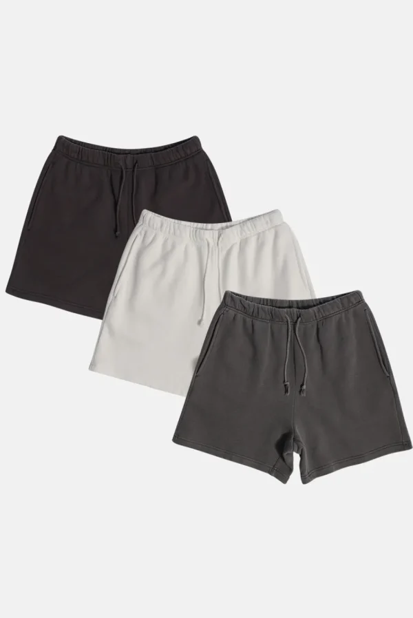 Elwood Clothing CORE SWEATSHORT 3 PACK- Shorts