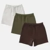 Elwood Clothing CORE SWEATSHORT 3 PACK- Shorts