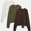 Elwood Clothing CORE THERMAL LONG SLEEVE TEE 3 PACK- Tees