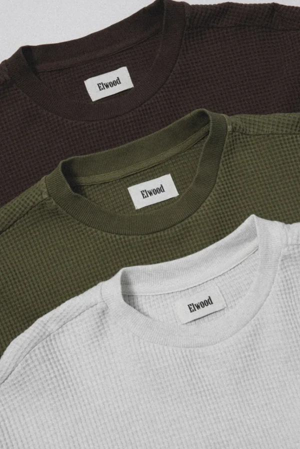 Elwood Clothing CORE THERMAL LONG SLEEVE TEE 3 PACK- Tees