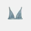 Elwood Clothing DENIM BRALETTE- Shirts