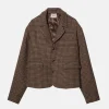 Elwood Clothing GRANDAD CROPPED BLAZER- Jackets