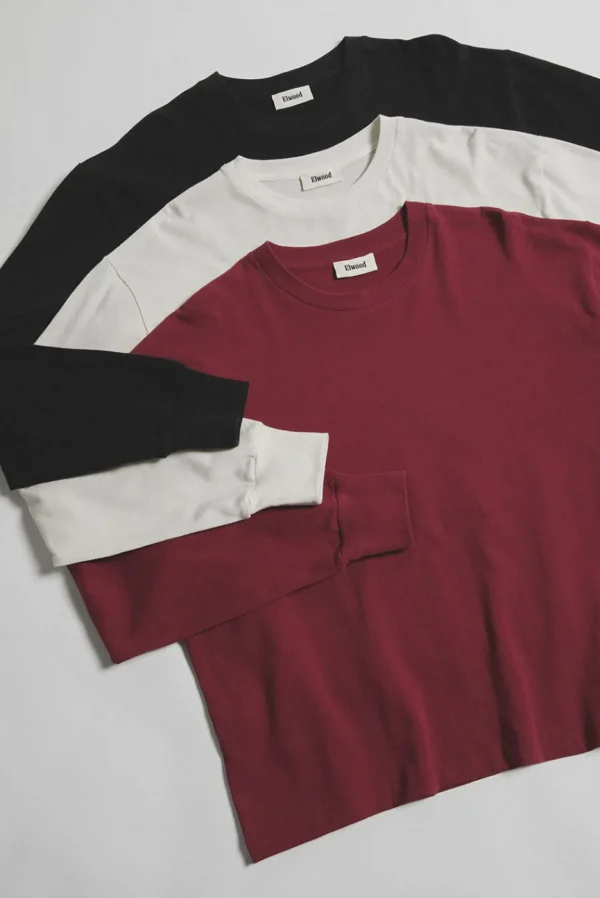 Elwood Clothing HEAVYWEIGHT LS TEE 3 PACK- Tees