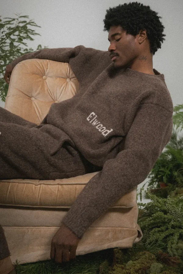 Elwood Clothing KNIT CREWNECK SWEATER- Sweaters