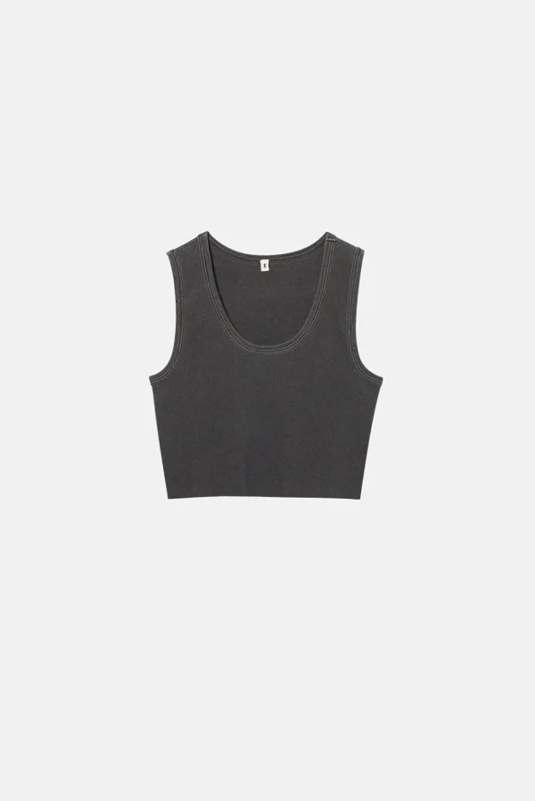 Elwood Clothing MALIBU CROP TANK- Tanks