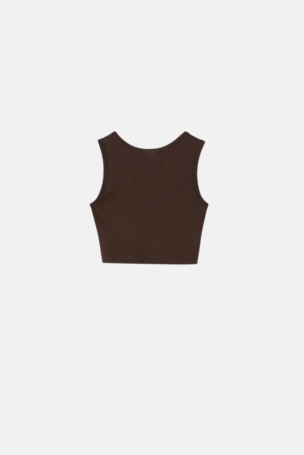 Elwood Clothing MALIBU CROP TANK- Tanks