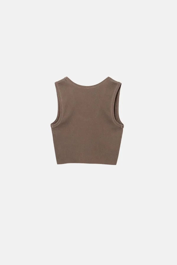 Elwood Clothing MALIBU CROP TANK- Tanks