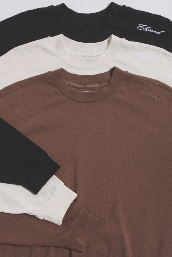 Elwood Clothing MOCK NECK TEE- Tees