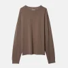 Elwood Clothing OVERSIZED CORE LS TEE- Tees