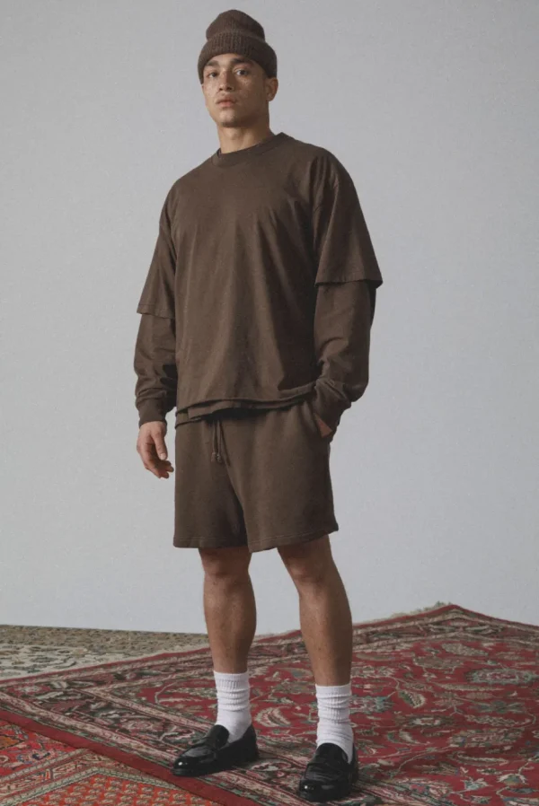 Elwood Clothing OVERSIZED CORE LS TEE- Tees