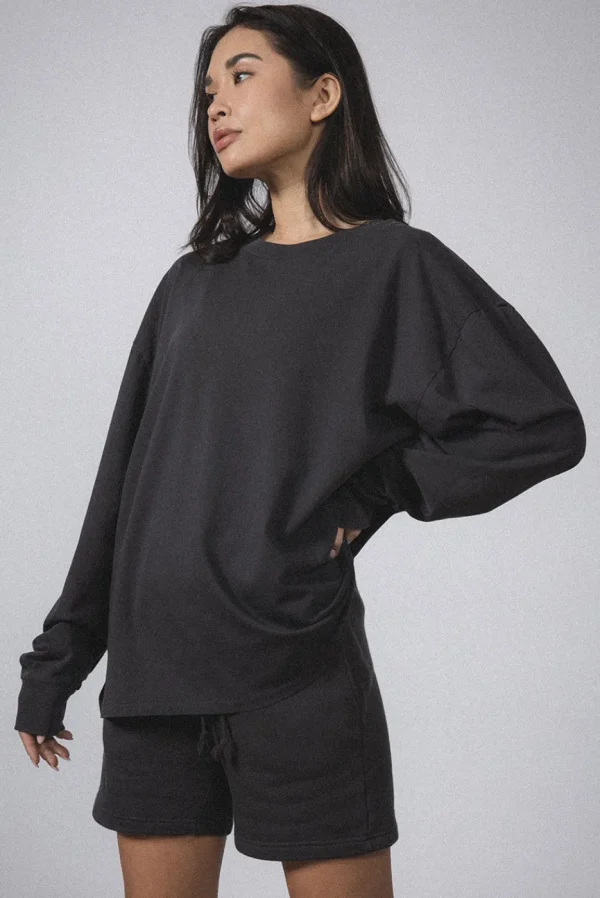 Elwood Clothing OVERSIZED CORE LS TEE- Tees