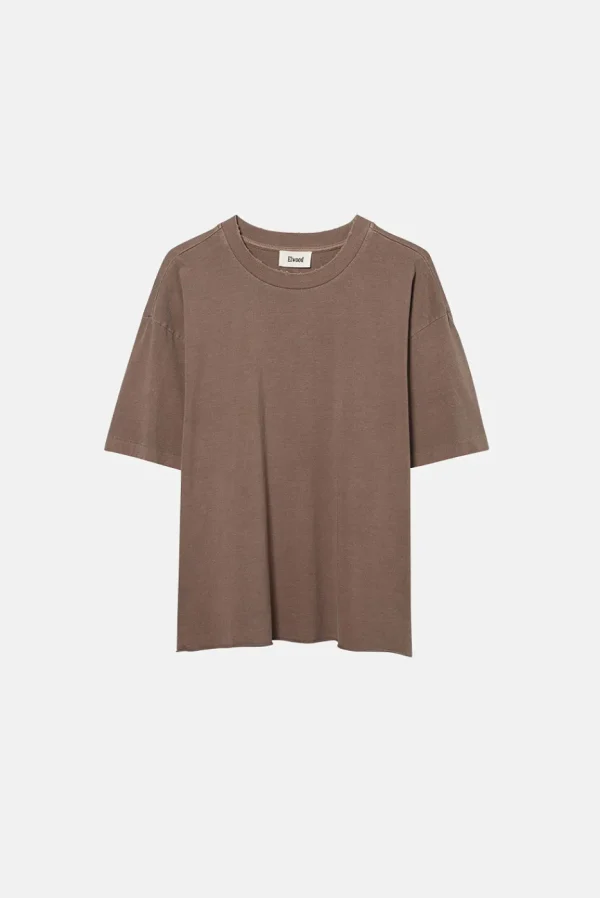 Elwood Clothing OVERSIZED CROP CORE TEE- Tees