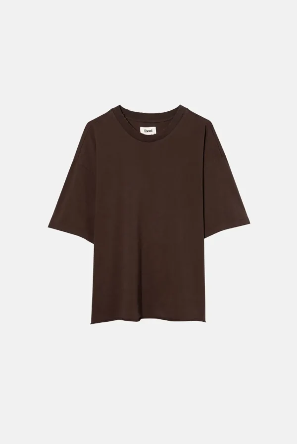 Elwood Clothing OVERSIZED CROP CORE TEE- Tees