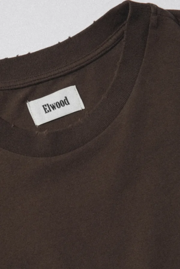 Elwood Clothing OVERSIZED CROP CORE TEE- Tees