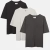 Elwood Clothing OVERSIZED CROP CORE TEE 3 PACK- Tees