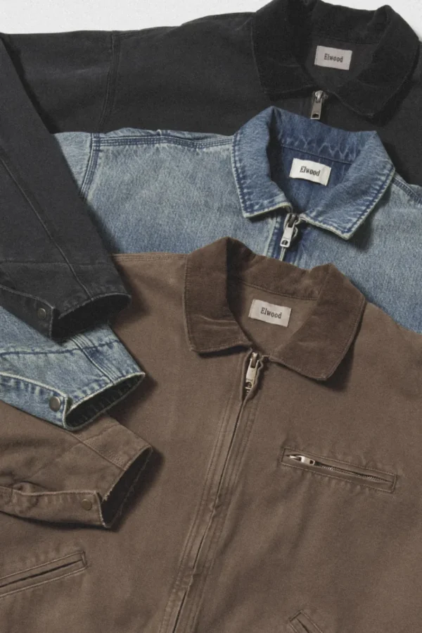 Elwood Clothing PETROL JACKET- Jackets | Denim