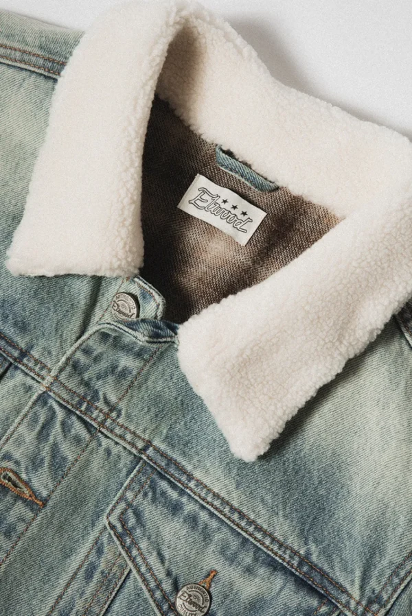 Elwood Clothing SHERPA DENIM JACKET- Jackets | Denim