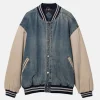 Elwood Clothing VINTAGE DENIM LETTERMAN - L/XL- Vintage