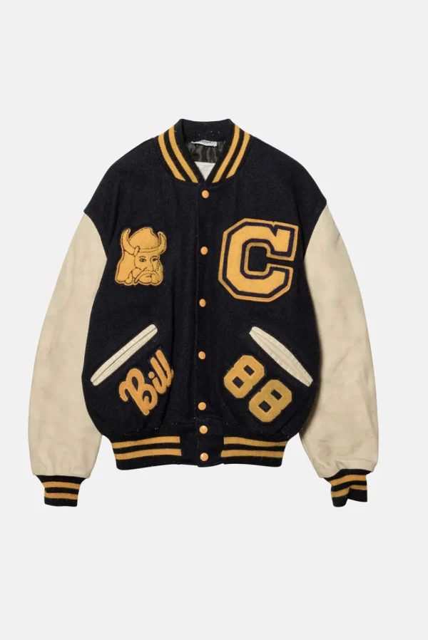 Elwood Clothing VINTAGE LETTERMAN JACKET - S- Vintage